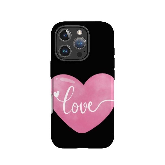 Pink heart IPhone Cases