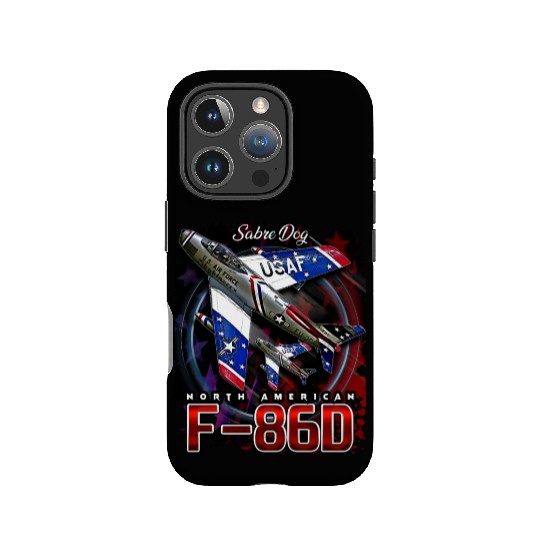 F86D Sabre Dog Vintage Us Air Force Fighter Aircra IPhone Cases