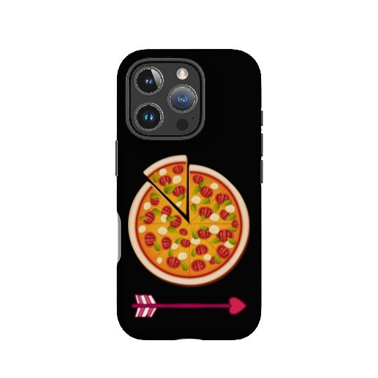 PIZZA is my valentine - Arrow Pointing Left IPhone Cases