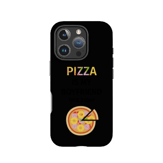 PIZZA is my Boyfriend - Girlfriend True Story IPhone Cases