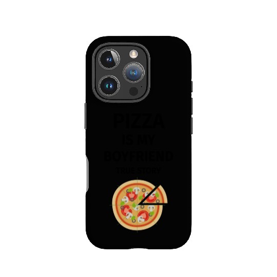 PIZZA is my Boyfriend - Girlfriend True Story IPhone Cases
