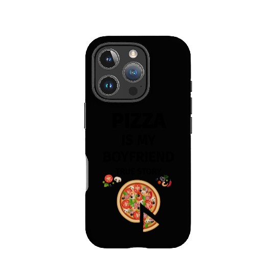 PIZZA is my Boyfriend - Girlfriend True Story IPhone Cases