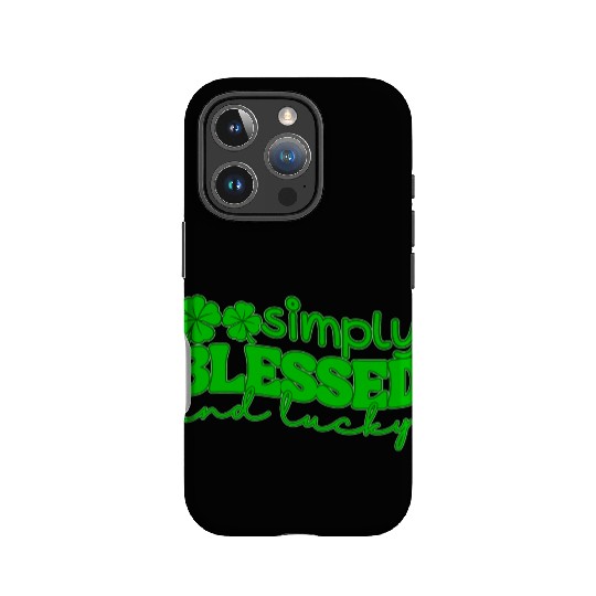 Simply Blessed And Lucky IPhone Cases