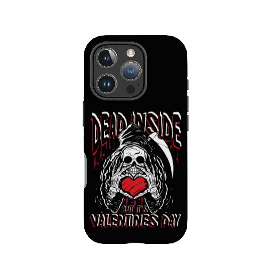 Dead inside but it's valentines day | love feast IPhone Cases