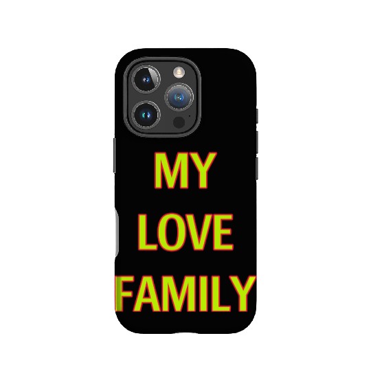 MY LOVE FAMILY USA IPhone Cases