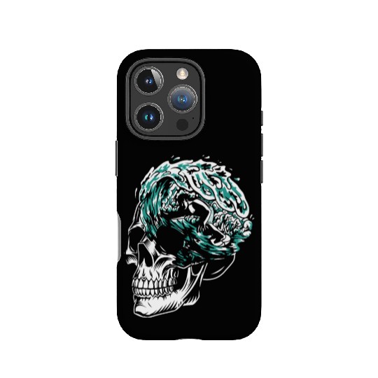 Surfing Surfer Skull Skull Nature IPhone Cases