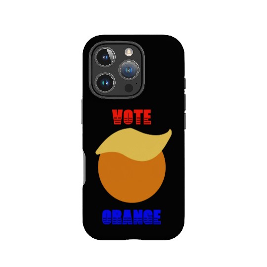 Support Donald J. Trump. Vote Orange/Trump Hair IPhone Cases