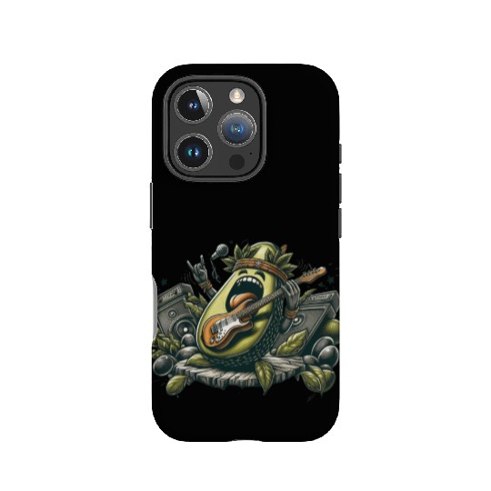 Hard Avocado Rock IPhone Cases