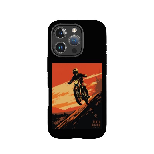 Sunset Motocross - Race Day IPhone Cases