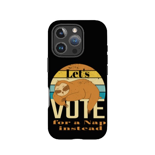 I Vote Pizza So Don't Blame Me IPhone Cases