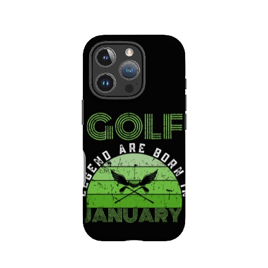 Golf legend are born in January IPhone Cases