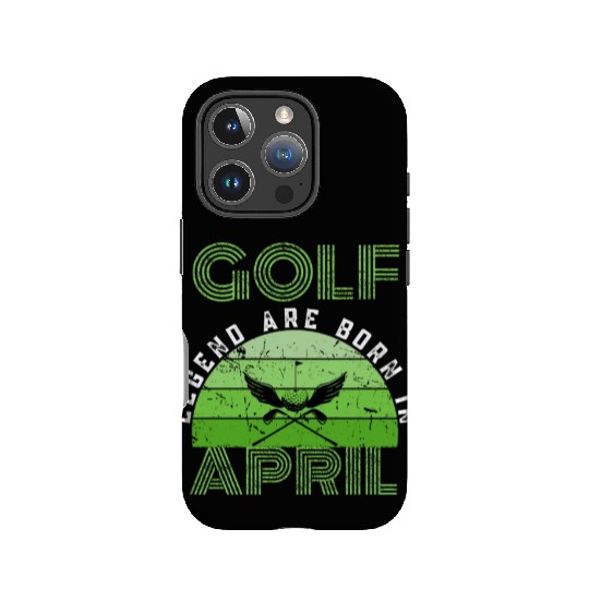 Golf legend are born in April IPhone Cases