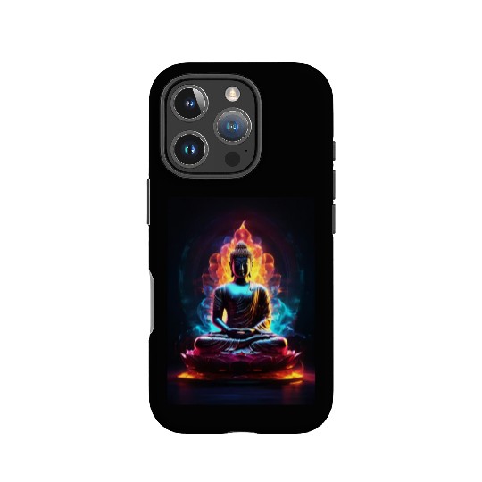 The Buddha Neon Art IPhone Cases