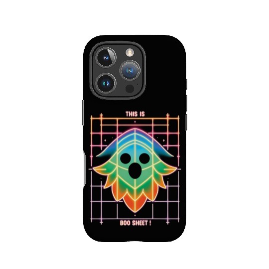 THIS IS BOO SHEET!, neon colors IPhone Cases
