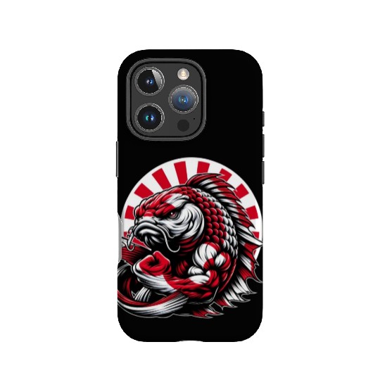 Koi fish Japan national flag carp IPhone Cases