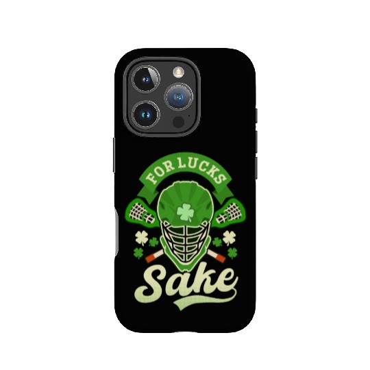Lacrosse St. Patricks Day For Lucks Sake IPhone Cases
