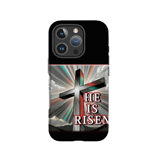 Cross, He is Risen - 2 IPhone Cases