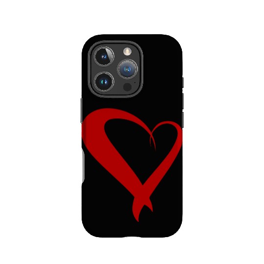 Decorative heart symbol / icon. Hand drawn. IPhone Cases