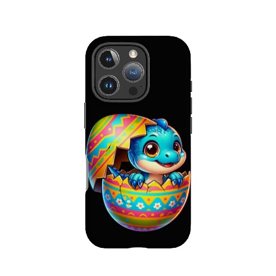 Easter Egg Dino T-Rex Hatching Colorful Cartoon IPhone Cases