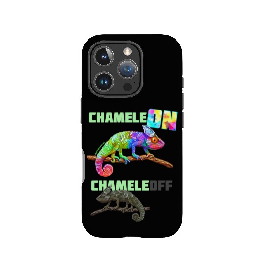 ChameleON ChameleOFF | Social Chameleon IPhone Cases