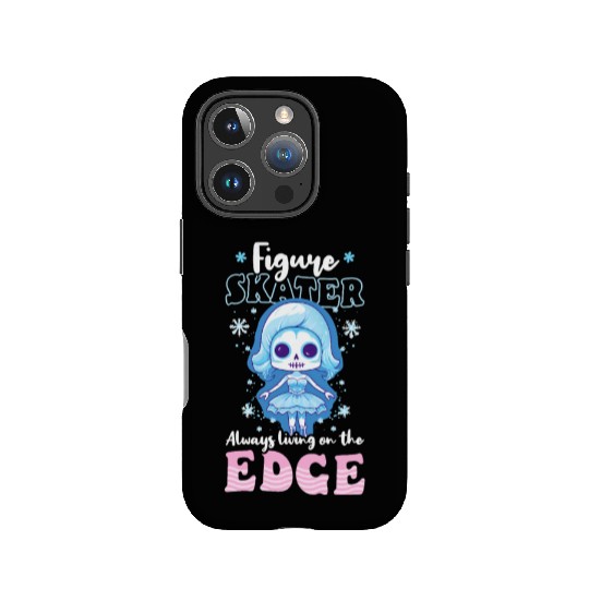 Figure Skating Living On Edge IPhone Cases