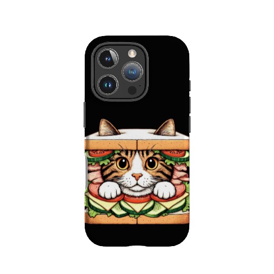 Sandwich Kitty IPhone Cases