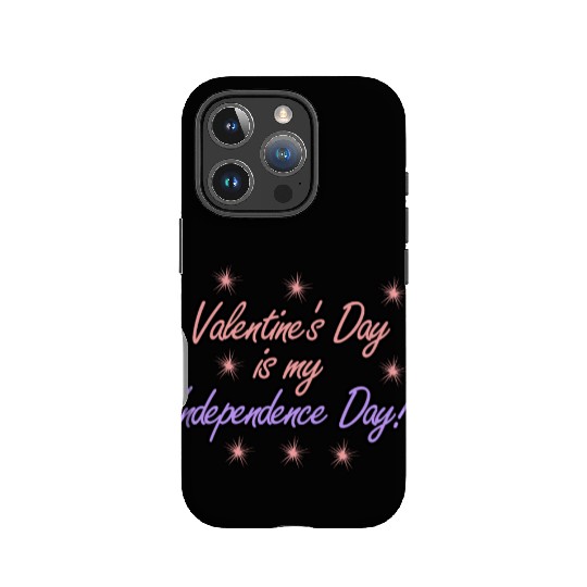 Single Alone Lonely valentine's day joke IPhone Cases