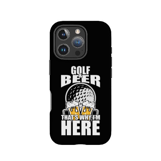 Funny Golf Beer IPhone Cases Funny Picture