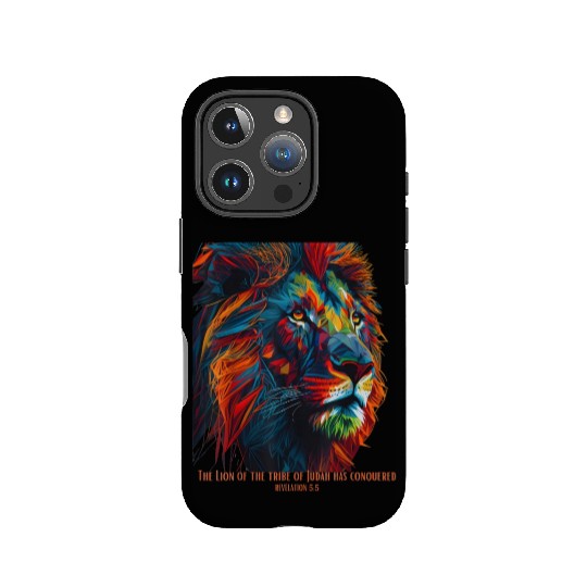 Lion of Judah Jesus Revelation Bible Verse Christ IPhone Cases