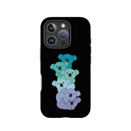 Neptunic Flag Pride Lgbtq Cute Koala Pile IPhone Cases