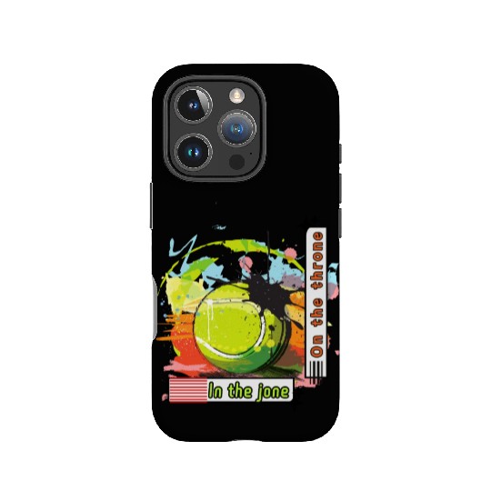 Typography tennis design IPhone Cases