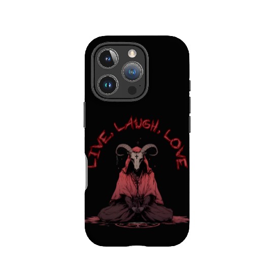 Live, Laugh, Love Baphomet IPhone Cases