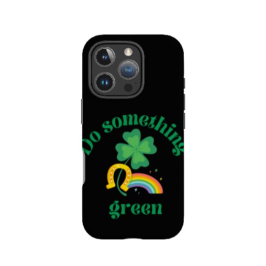 Do something green rainbow IPhone Cases