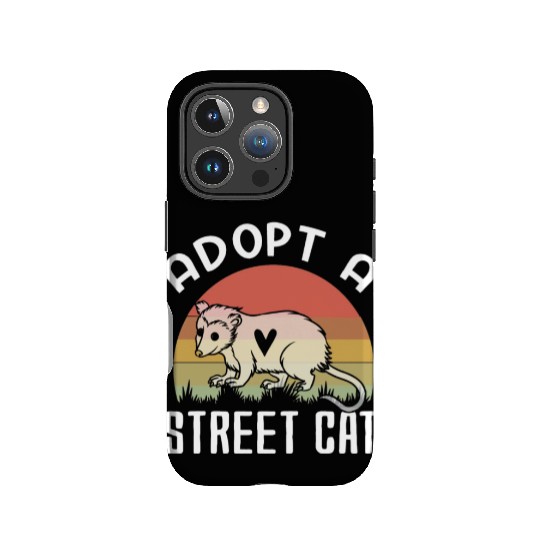 Adopt A Street Cat Funny Opossum Vintage IPhone Cases