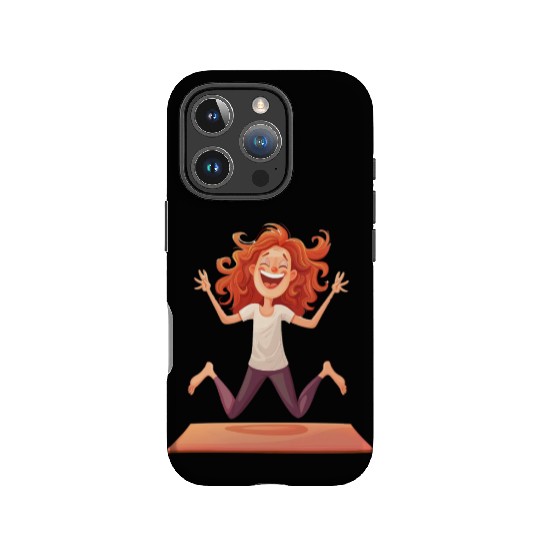 Joyful Yoga Moment Meditation Pose IPhone Cases