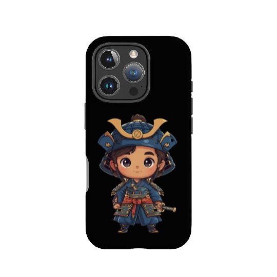 Samurai warrior Kid IPhone Cases