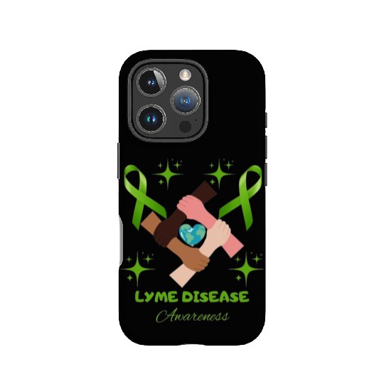 Lime Green Ribbon Lyme Disease Awareness IPhone Cases