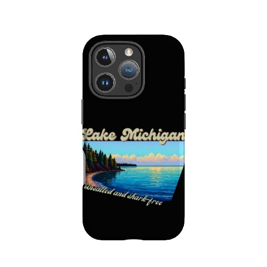Lake Michigan Unsalted and shark-free IPhone Cases