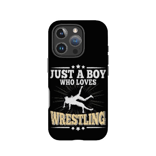 Just A Boy Who Loves Wrestling Wrestle Lover IPhone Cases