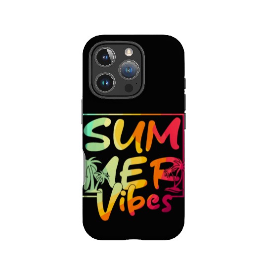Summer Vibes Colorful Palm Retro Summer IPhone Cases