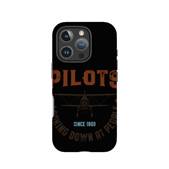 Pilots Looking Down at People IPhone Cases