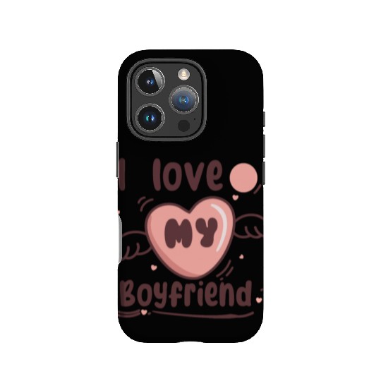i love my boyfriend IPhone Cases