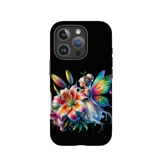 Tiger Lily Fairy Floral Fantasy Watercolor IPhone Cases