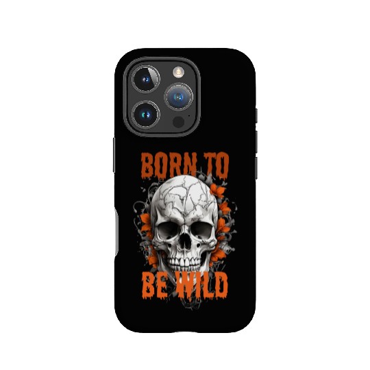 skull born to be wild IPhone Cases
