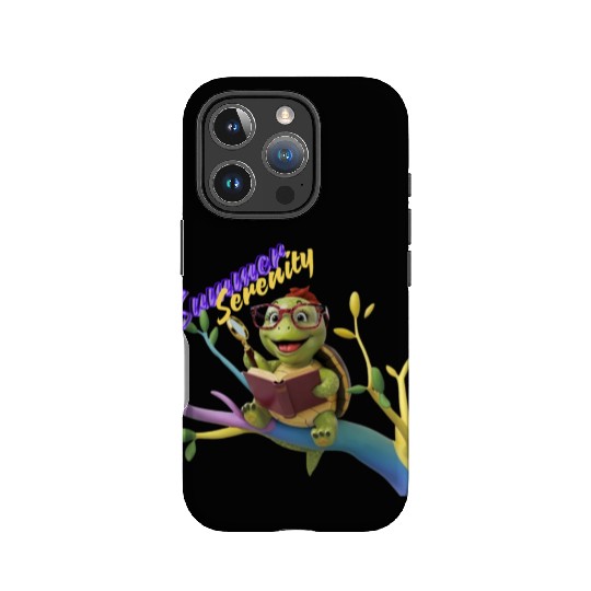 Cute Little Green Sea Turtle on Ocean IPhone Cases