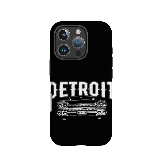 Detroit Michigan American Muscle Car Enthusiast IPhone Cases