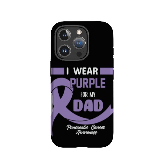 Pancreatic Cancer Support Dad Cancer Awareness IPhone Cases