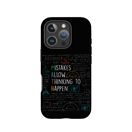 Mistakes Allow Thinking to Happen Math Teacher IPhone Cases