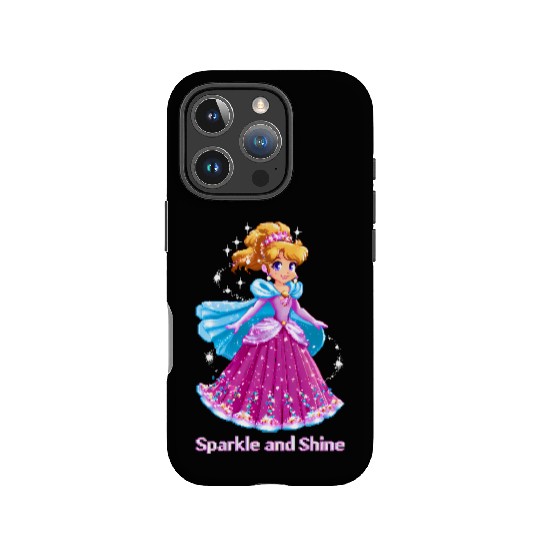 Pixel Art Anime Princess IPhone Cases