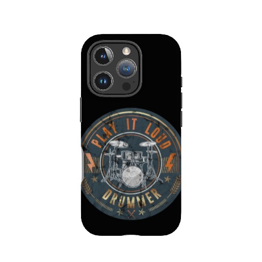 Play it Loud Drummer IPhone Cases